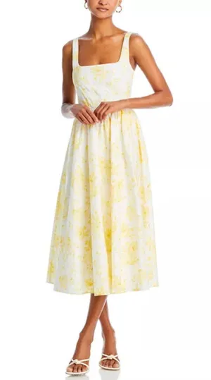 House of Harlow Floral Midi Dress thumbnail 1