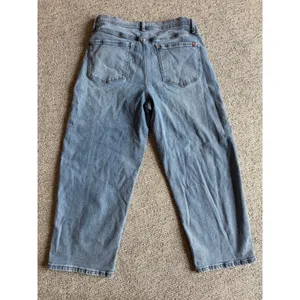 Jessica Simpson Womens High Rise Wide Barrel Leg Jeans‎ Blue Denim Size 10 thumbnail 2
