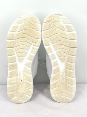 Adidas Cloudfoam Pure White Mesh Lightweight Running Sneakers Women’s 8 thumbnail 6