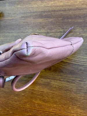 HOBO Sable Pink Genuine Leather Convertible Crossbody Top Handle Satchel Bag thumbnail 14