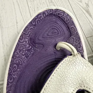 Reebok Easytone Women's Sz 5 Flip Flops White Purple Sandals Shoes Exercise‎ Gym thumbnail 11