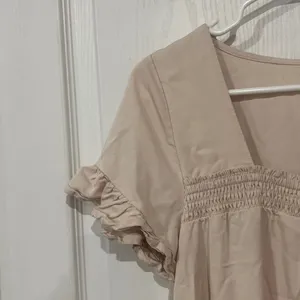 Final Price Anthropologie Cream Ladies Dress thumbnail 2