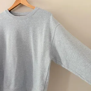 Aritzia Tna Sweatshirt CozyAF Fleece 2 Heather Grey Oversized Crewneck Pullover thumbnail 7