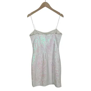 Likely Reese Sleeveless Mini Dress in Iridescent Sequin Size 2 thumbnail 3