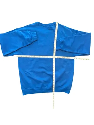 Disney Donald Duck College DD crewneck Sweatshirt 90s academia streetwear L thumbnail 5