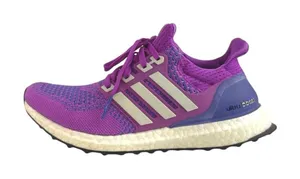 Adidas Ultra Boost Women's Purple Lace Up Low Top Running Sneakers Shoes Size 7 thumbnail 1