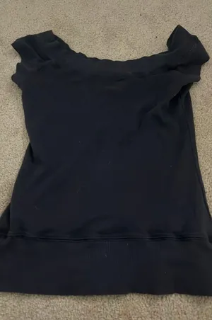 Navy Blue Shirt Brandy Melville thumbnail 1