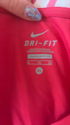 Pink Dri-Fit Nike Top for tennis women XL thumbnail 4