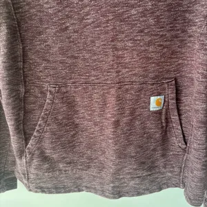 Carhartt Newberry Cowl Neck Hoodie Mauve Purple Berry Sweatshirt Workwear thumbnail 4