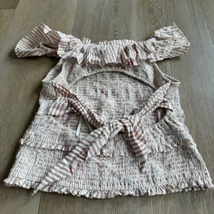Anthropologie A+ Ruffle Smocked Blouse thumbnail 8