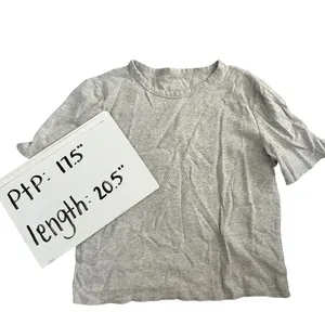 Aerie Gray Short Sleeve Basic Tee thumbnail 5