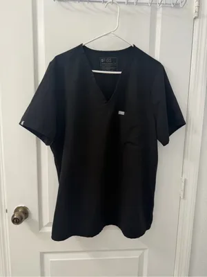 Figs Catarina Black Scrub Women Top (Size XXL) thumbnail 5