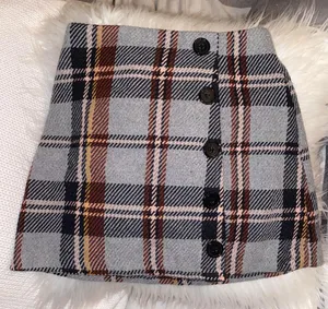Gianni Bini Plaid Mini Skirt thumbnail 1