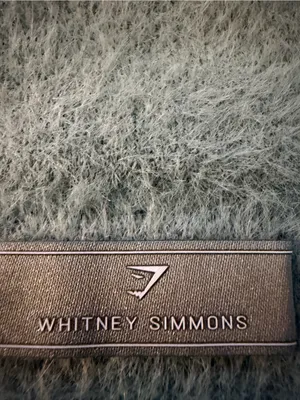 GymShark Whitney Simmons Eyelash Knit Bandeau Tank - Leaf Green thumbnail 3