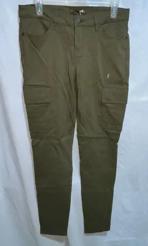 prAna Olive Green Outdoor Hiking Pants Womens 6 Scotchgard Nylon Stretch New thumbnail 1