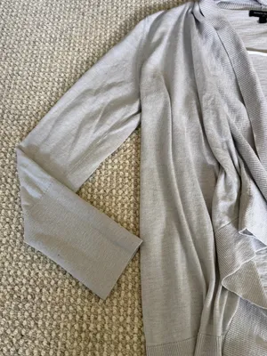 Banana Republic Women's Gray Open Front Cardigan - Size M thumbnail 8