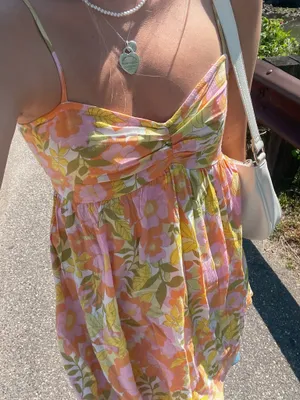 Billabong Romper Floral Yellow and Pink thumbnail 4