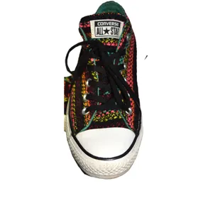 Converse Chuck Taylor All‎ Star Womens 7 Multi Color Woven Good Baja Low Top thumbnail 4