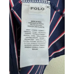 Polo Ralph Lauren Womens Navy Blue Red Striped Logo Graphic T-Shirt Size S thumbnail 4