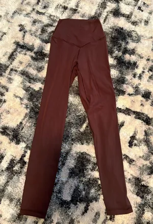 Aerie Crossover Brown Leggings thumbnail 1
