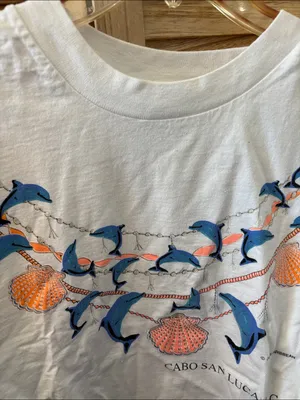 Cabo San Lucas White Graphic Tee Medium thumbnail 2