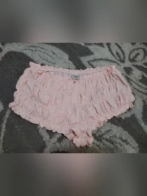 Kacey Lee Light Pink Ruched Sleep Shorts thumbnail 3