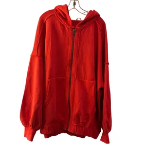 FREE PEOPLE Lucky Zip Up Slouchy Hoodie Jacket Size M New w/o Tag MSRP $148 SOO thumbnail 7