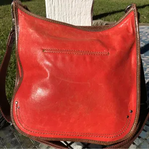 The Sak Orange Genuine Leather Purse Boho thumbnail 3