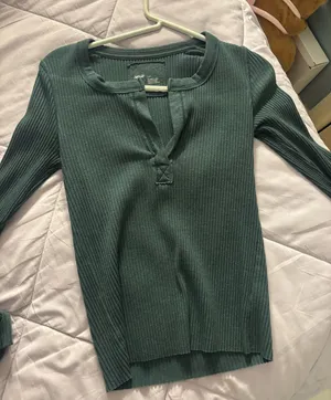 Aerie green long sleeve top Size S #aerie #loungewear thumbnail 1