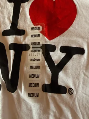 I Heart NY Baby Tee White Size Kids M thumbnail 3