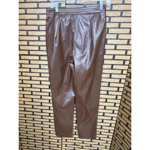 Princess Polly Brown Faux Leather Pants‎ Size 6 thumbnail 2