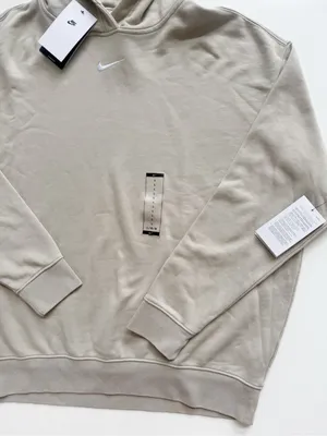 NWT Nike Sportswear Solo Swoosh Fleece Pullover Hoodie Size Large Oversized thumbnail 5