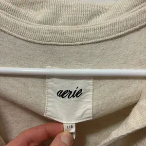 Aerie Cream Collared Crewneck thumbnail 4