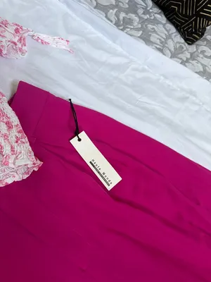 J for Justify High-Waist Wide-Leg Pants in Fuchsia thumbnail 6