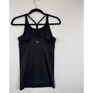 Lululemon Womens Top Gray Swiftly Tech Strappy Tank Stretch Yoga Gym Size 4 thumbnail 8