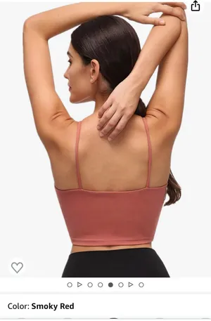 Amazon Lemedy Women Padded Sports Bra Fitness Workout Running Shirts Yoga Tank Top thumbnail 2