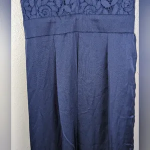 Showpo Navy Inspired Tribe Plunge Neckline Maxi Lace Open Leg‎ Dress Size US 6 thumbnail 7