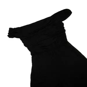 NWT Free People FP Beach Kenna One Piece in Black Off-Shoulder Wide Jumpsuit XS thumbnail 9