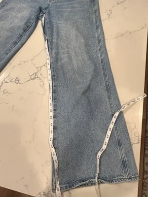 PAC SUN Low-Rise Wide-Leg Women's Jeans - Light Blue size 27 thumbnail 3