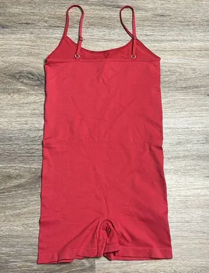Free People Cherry Red Boy-short Bodysuit thumbnail 7
