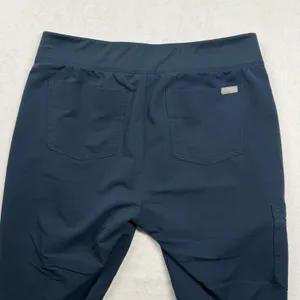 FIGS Zamora Jogger Scrub Pants Women’s Medium Navy Blue Technical Collection thumbnail 3