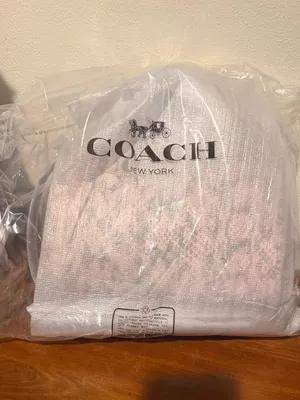 NEW Coach Rowan Pink Snakeskin Embossed Leather Satchel NWT thumbnail 13