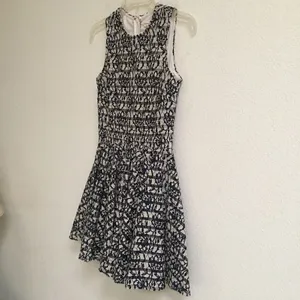 Maison Jules sleeveless navy lace overlay dress XS‎ thumbnail 5