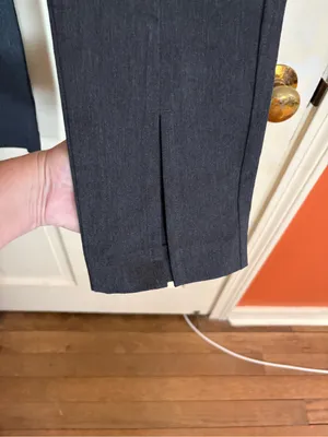 Old Navy Pixie Split Hem Pants Womens Size 12 Grey High Rise Skinny Ankle New thumbnail 10