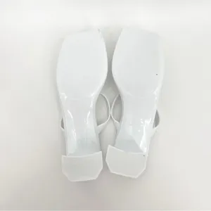 Jeffrey Campbell Jamm-3 Jelly Strappy Sandals Women's Size 9‎ White Y2K thumbnail 6