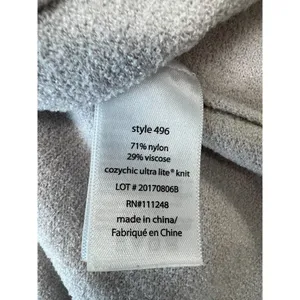 Barefoot Dreams | M | Long Duster Cardigan Lounge Robe Ecru Style 496 Women's thumbnail 5