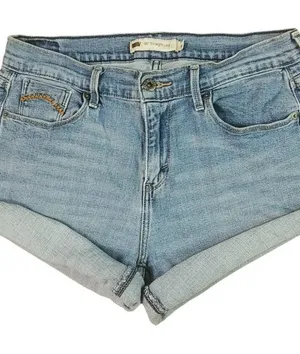 Levis 505 8 31 Medium Wash Jeans Shorts thumbnail 1
