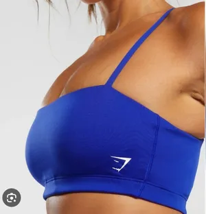 Gymshark Bandeau Sports Bra Colbalt Blue Athletic thumbnail 1