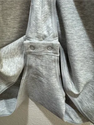 SKIMS NWT Cotton Jersey Scoop Neck Bodysuit in Light Heather Grey‎ Size XL thumbnail 9