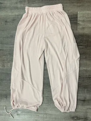 Urban Outfitters OUT FROM UNDER BouncePlush Cabot Jogger Pants - Light Pink thumbnail 3